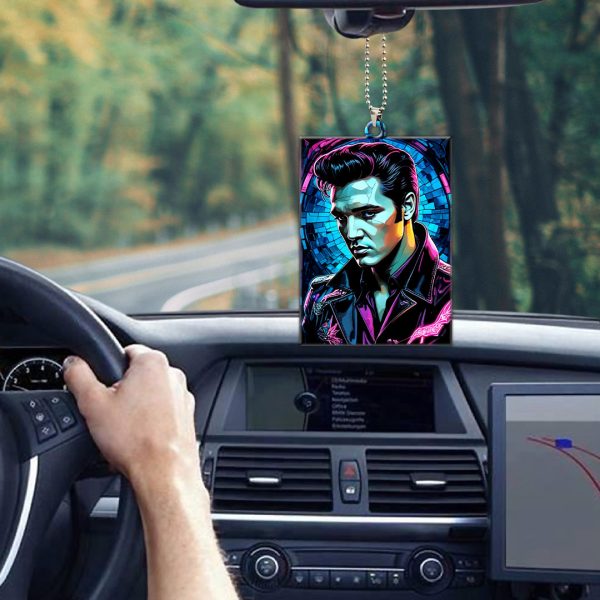 Elvis Presley Custom Shape 1-sided Acrylic Car Ornament - GNE 1255.4