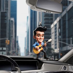Elvis Presley Custom Shape 1-sided Acrylic Car Ornament - GNE 1276.5
