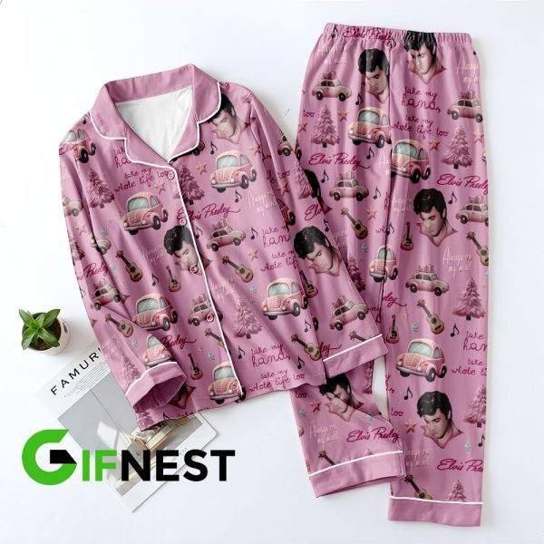 Elvis Presley Button Down Pajamas Set – TANTN 7639