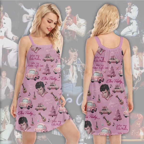 Elvis Presley Women's Sleeveless Cami Dress - TANTN 7646