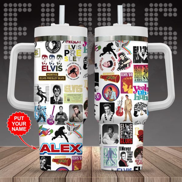 Personalized Elvis Presley 40oz Stanley Tumbler - VANDH 3283