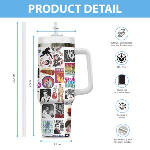Personalized Elvis Presley 40oz Stanley Tumbler - VANDH 3283