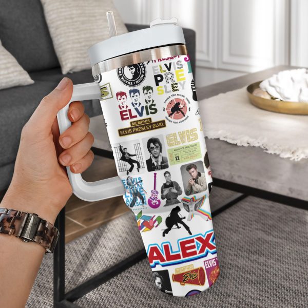 Personalized Elvis Presley 40oz Stanley Tumbler - VANDH 3283