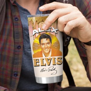 Personalized Elvis Presley Tumbler Cup - VANDH 3307