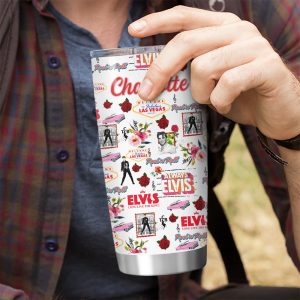 Personalized Elvis Presley Tumbler Cup - VANDH 3350