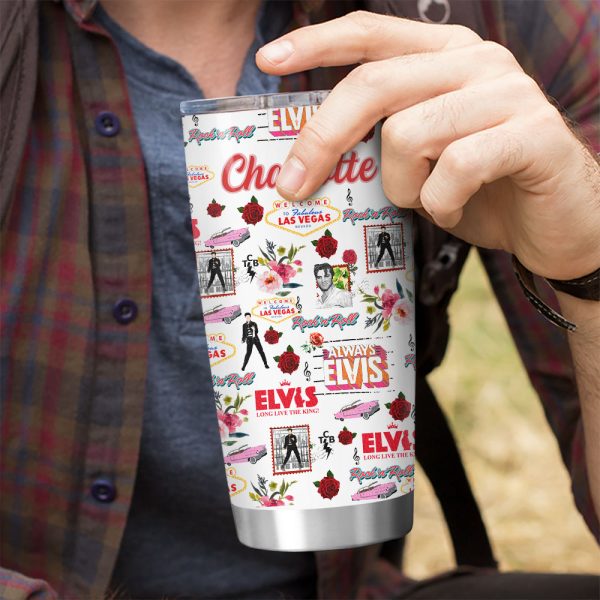 Personalized Elvis Presley Tumbler Cup - VANDH 3350