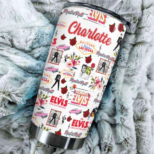 Personalized Elvis Presley Tumbler Cup - VANDH 3350