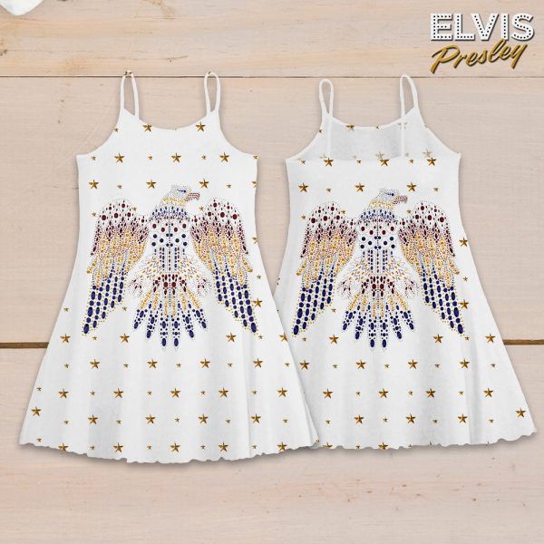 Elvis Presley 3D Strappy Swing Dress - VANDH 3285