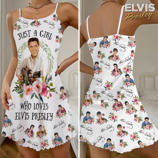 Elvis Presley 3D Strappy Swing Dress - VANDH 3293