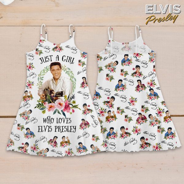 Elvis Presley 3D Strappy Swing Dress - VANDH 3293