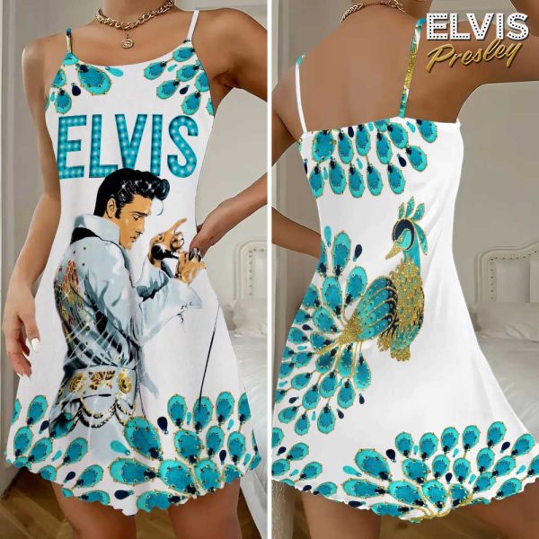 Elvis Presley 3D Strappy Swing Dress - VANDH 3294