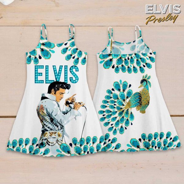 Elvis Presley 3D Strappy Swing Dress - VANDH 3294