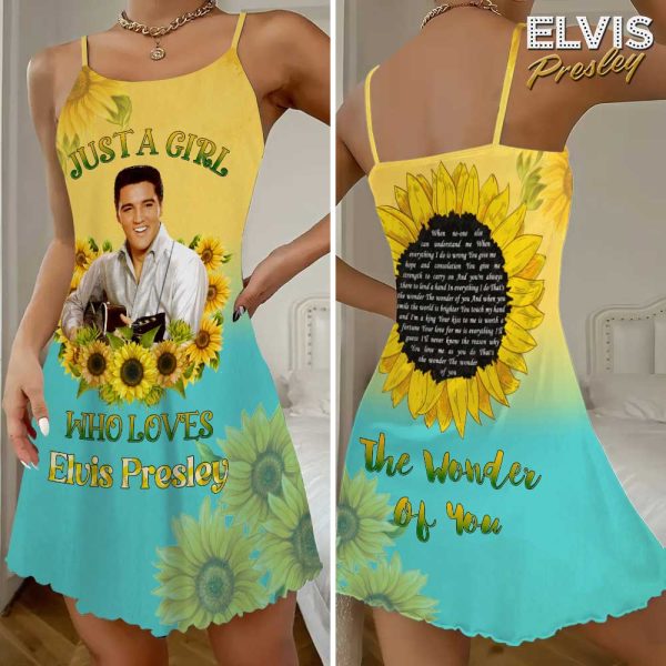 Elvis Presley 3D Strappy Swing Dress - VANDH 3297