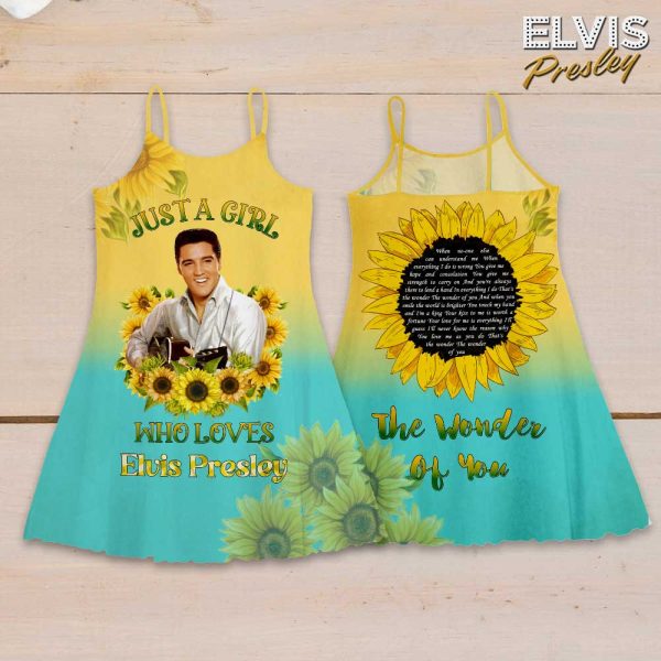 Elvis Presley 3D Strappy Swing Dress - VANDH 3297