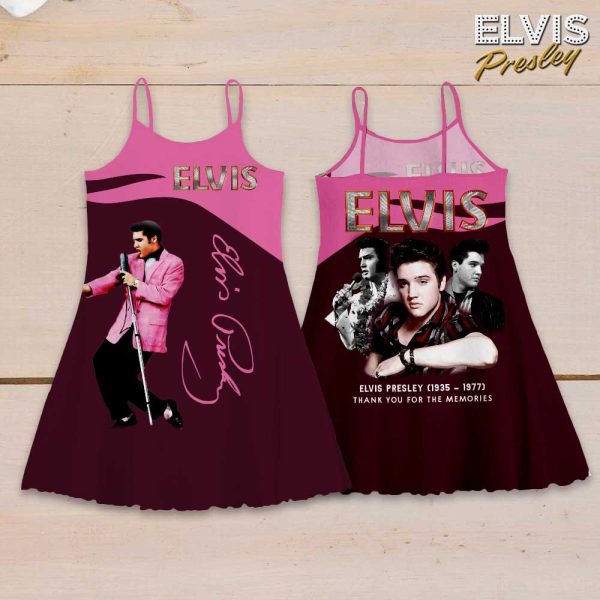 Elvis Presley 3D Strappy Swing Dress - VANDH 3298