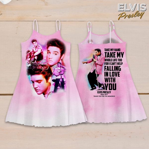 Elvis Presley 3D Strappy Swing Dress - VANDH 3299