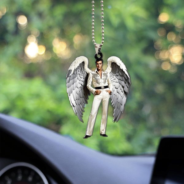Elvis Presley Custom Shape 2-sided Acrylic Car Ornament - HOATT 5854