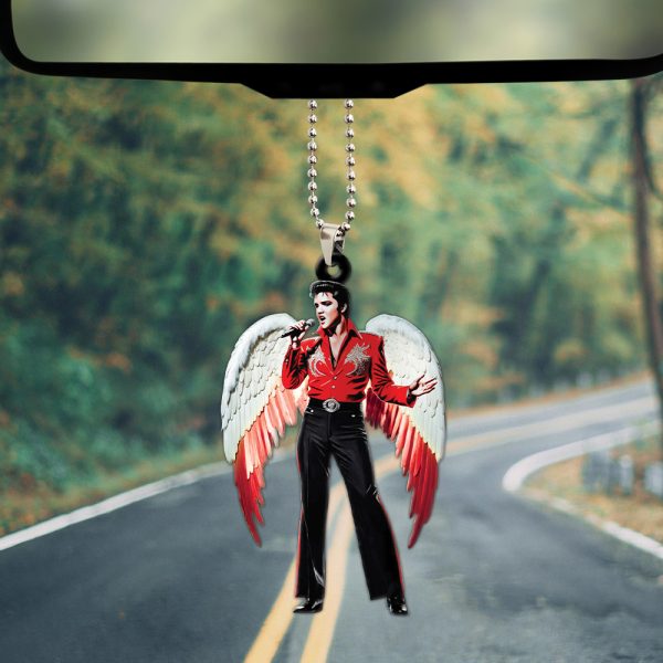 Elvis Presley Custom Shape 2-sided Acrylic Car Ornament - HOATT 5937