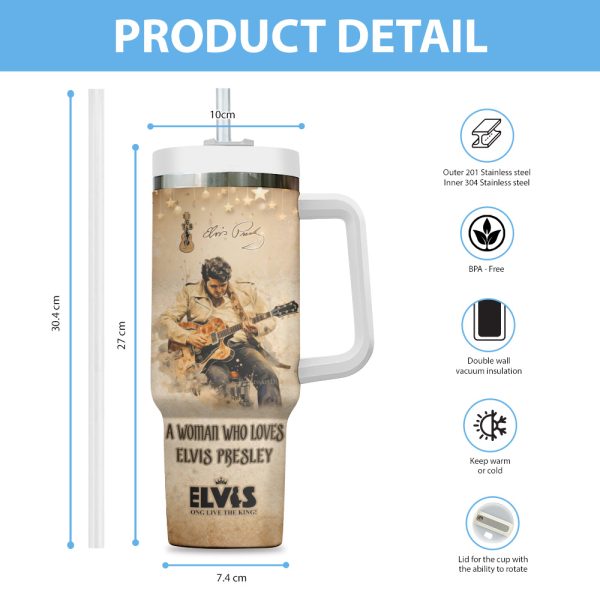 Elvis Presley 40oz Stanley Tumbler - TANTN 7892