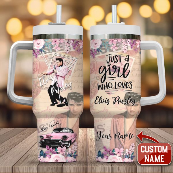 Personalized Elvis Presley 40oz Stanley Tumbler - HOATT 5885
