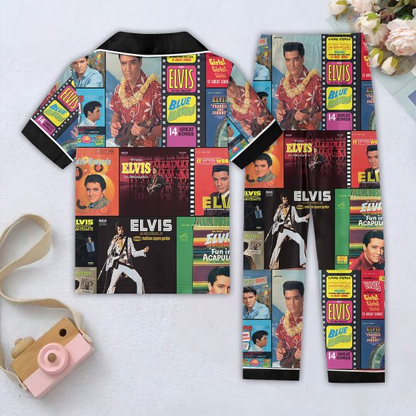 Elvis Presley Women Short Sleeve Pajamas Set - HOATT 6096