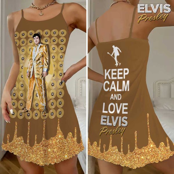 Elvis Presley 3D Strappy Swing Dress - GNE 1116