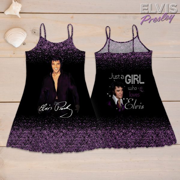 Elvis Presley 3D Strappy Swing Dress - HOATT 5874