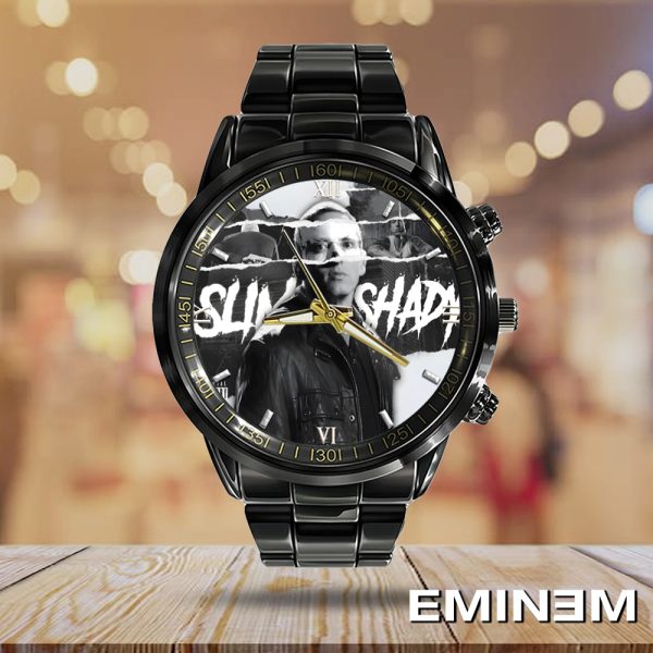 Eminem Black Stainless Steel Watch - HOATT 6068