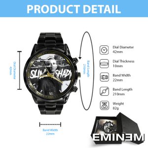 Eminem Black Stainless Steel Watch - HOATT 6068