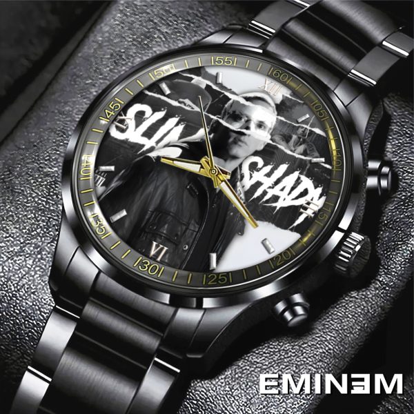 Eminem Black Stainless Steel Watch - HOATT 6068