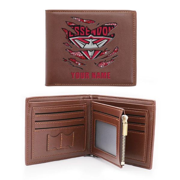 Personalized Essendon FC 2D Printed Wallet - MAITM 7844