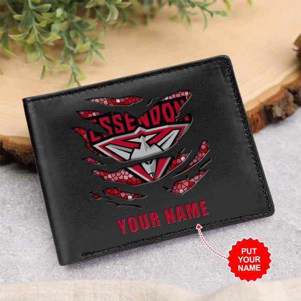 Personalized Essendon FC 2D Printed Wallet - MAITM 7844