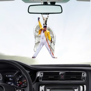Freddie Mercury Custom Shape 2-sided Acrylic Car Ornament - MAITM 7869