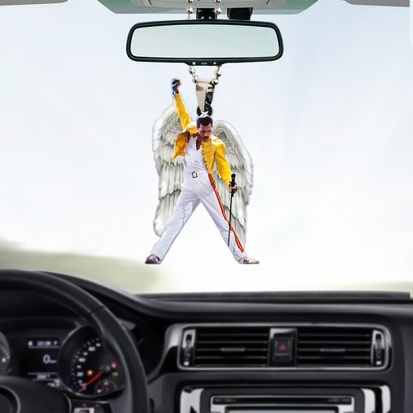 Freddie Mercury Custom Shape 2-sided Acrylic Car Ornament - MAITM 7869
