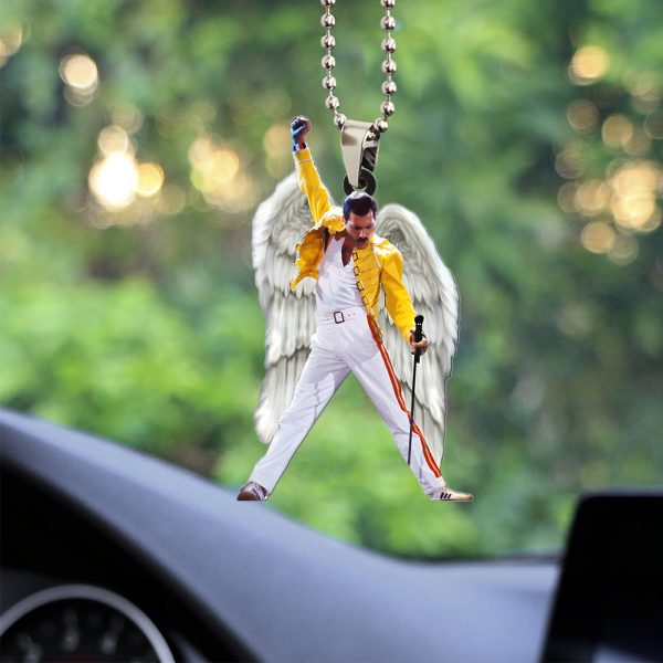 Freddie Mercury Custom Shape 2-sided Acrylic Car Ornament - MAITM 7869