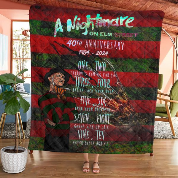 Freddy Krueger Quilt Blanket - HUNGVV 6973
