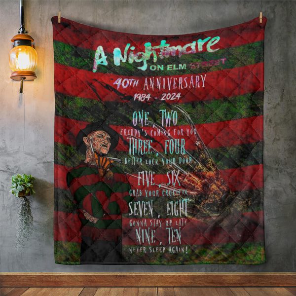 Freddy Krueger Quilt Blanket - HUNGVV 6973