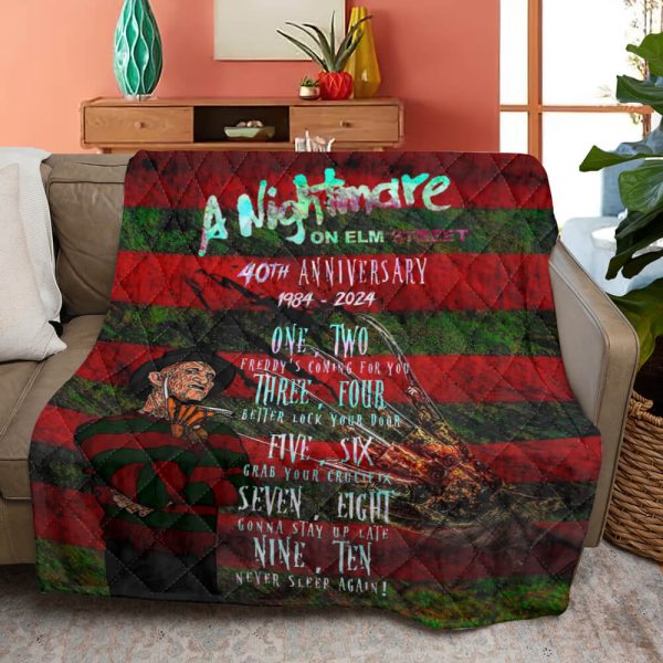 Freddy Krueger Quilt Blanket - HUNGVV 6973