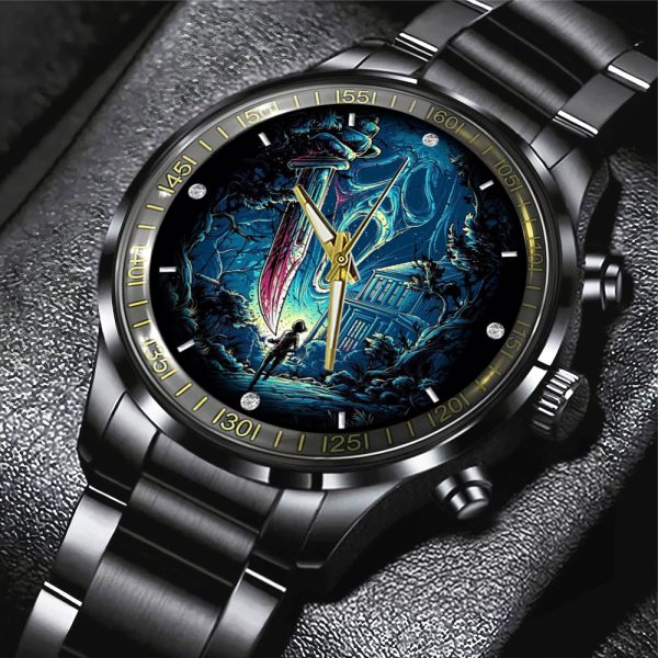 Scream x Ghostface Black Stainless Steel Watch - GNE 921