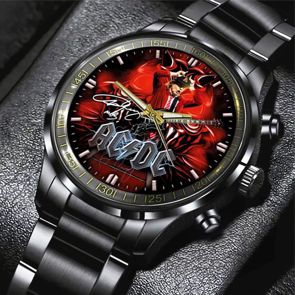 Rock Music Black Stainless Steel Watch - GNE 969