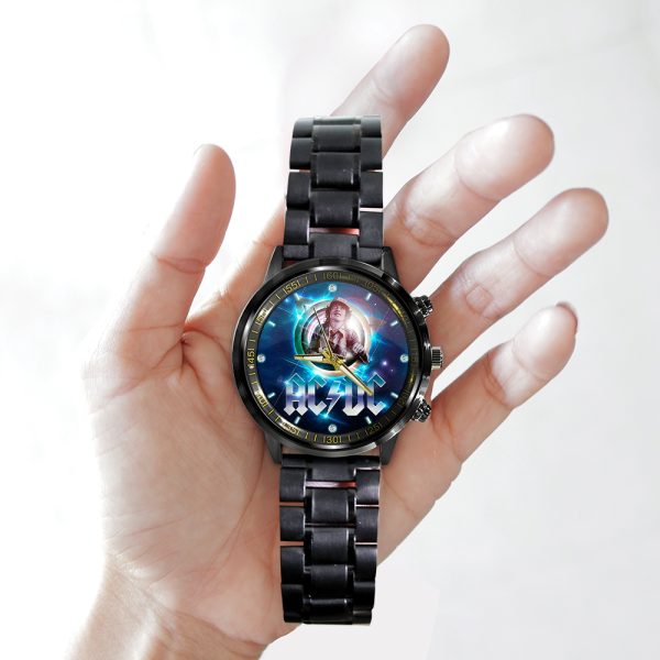 Rock Music x Angus Young Black Stainless Steel Watch - GNE 971