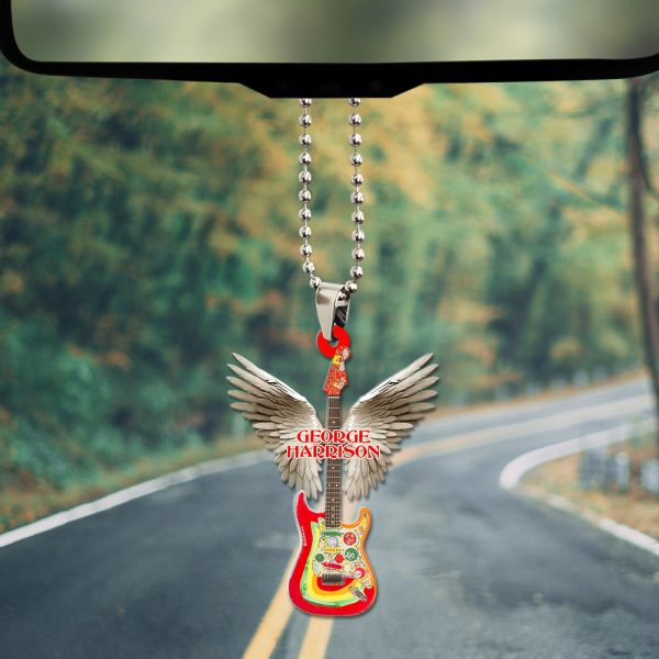 George Harrison Custom Shape 2-sided Acrylic Car Ornament - TANTN 7930