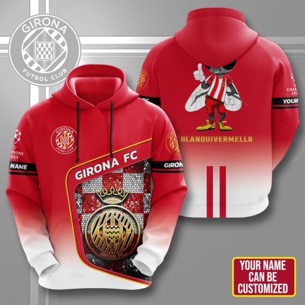 Personalized Girona FC 3D Apparel – HUNGVV 7007
