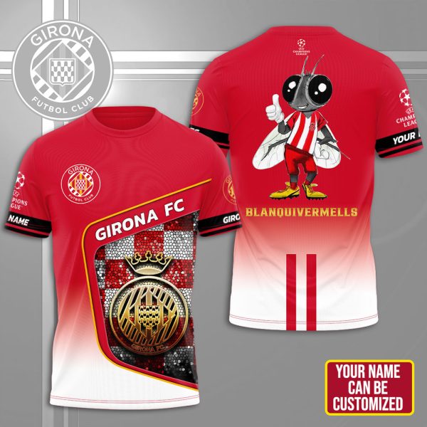 Personalized Girona FC 3D Apparel – HUNGVV 7007