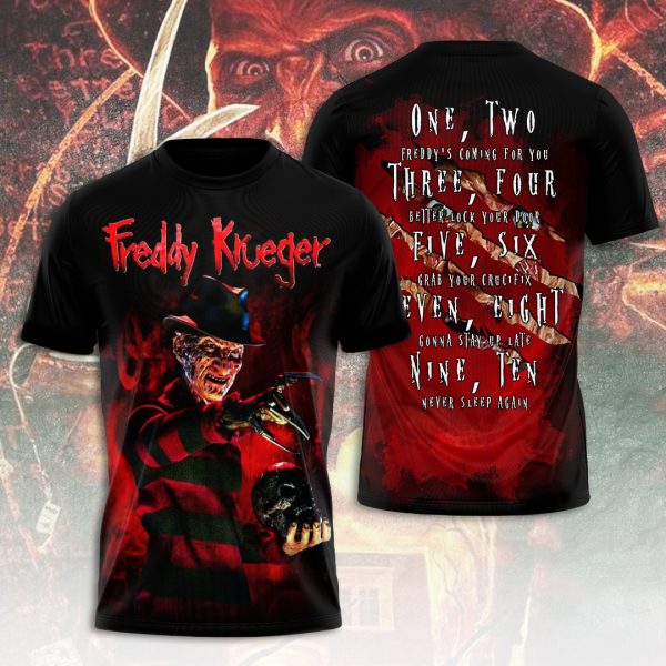 Freddy Krueger x Horror Movies 3D Apparel – HOATT 5743