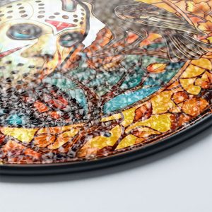 Horror Movies Round Stained Glass Suncatcher - VANDH 3356