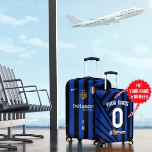 Personalized Inter Milan FC Luggage Cover - HUNGVV 6969