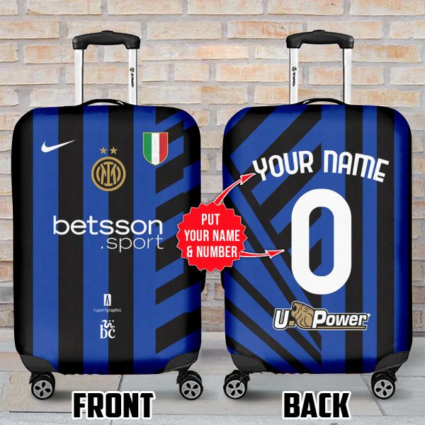 Personalized Inter Milan FC Luggage Cover - HUNGVV 6969