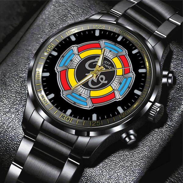 Jeff Lynne Black Stainless Steel Watch - TANTN 8095