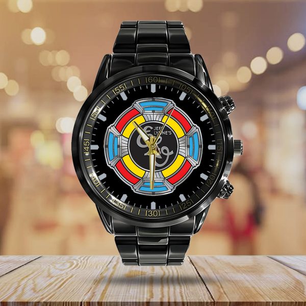 Jeff Lynne Black Stainless Steel Watch - TANTN 8095